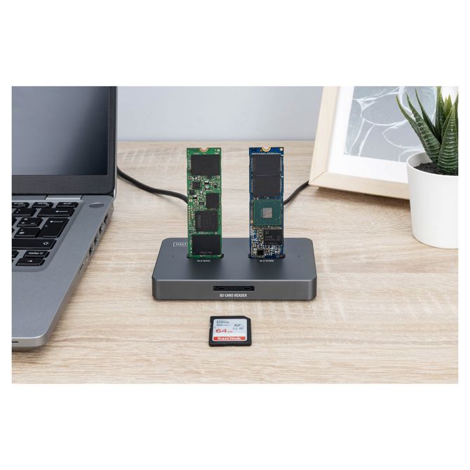 Priklopna postaja USB-C->NVMe SSD, SATA SSD, SD 2