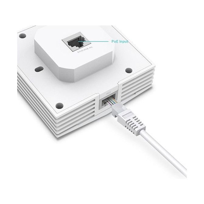 Dostopna točka TP-Link EAP650-Wall Wi-Fi 6, 2402 Mb/s, MU-MIMO, PoE, montaža na steno, bela 4