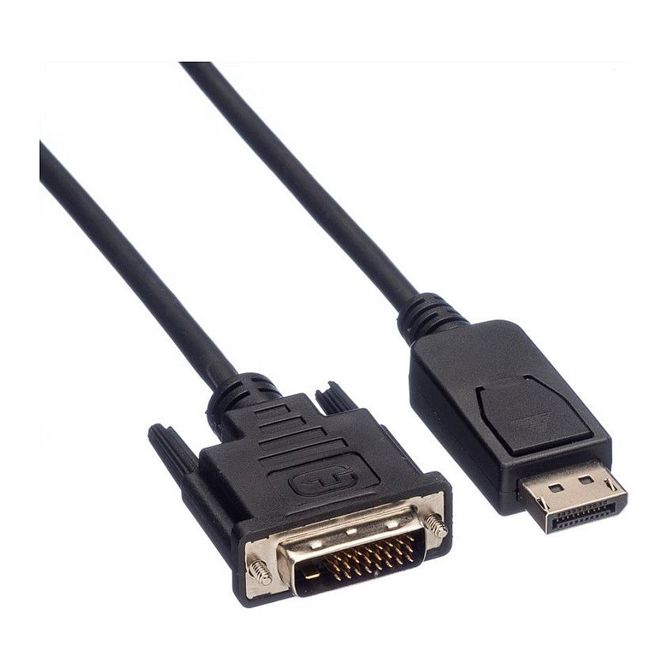 Kabel Value DP-DVI 1,5 m, DisplayPort 1.1, DVI-D, 1920x1080@60Hz, črn 2