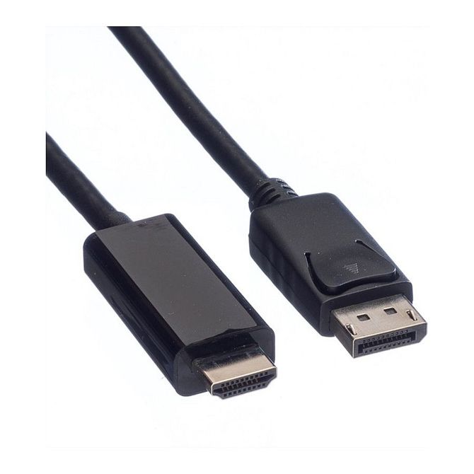 Kabel  Value DP-UHDTV3M DisplayPort na HDMI, 3 m, 4K, DisplayPort 1.2, nikelj povezave 3