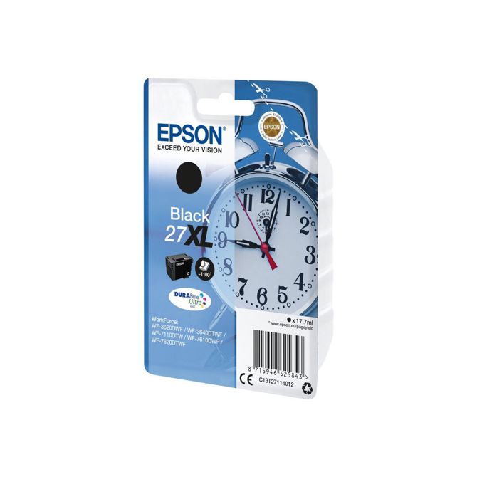 EPSON črna kartuša 27XL DURABrite Ultra (Singlepack) 2