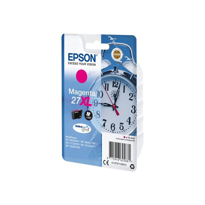 EPSON enopaketna kartuša Magenta 27XL DURABrite Ultra 2