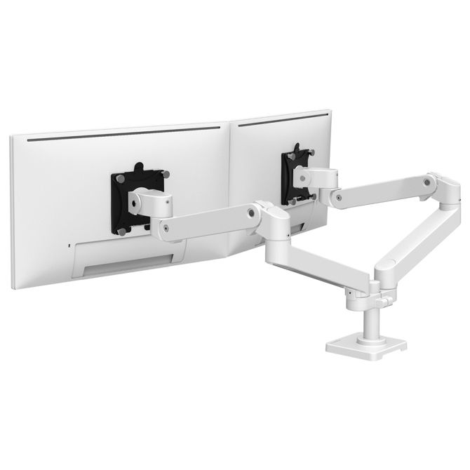Namizni nosilec za monitor Ergotron LX Pro - za 2 LCD-zaslona - drug ob drugem - bel 5