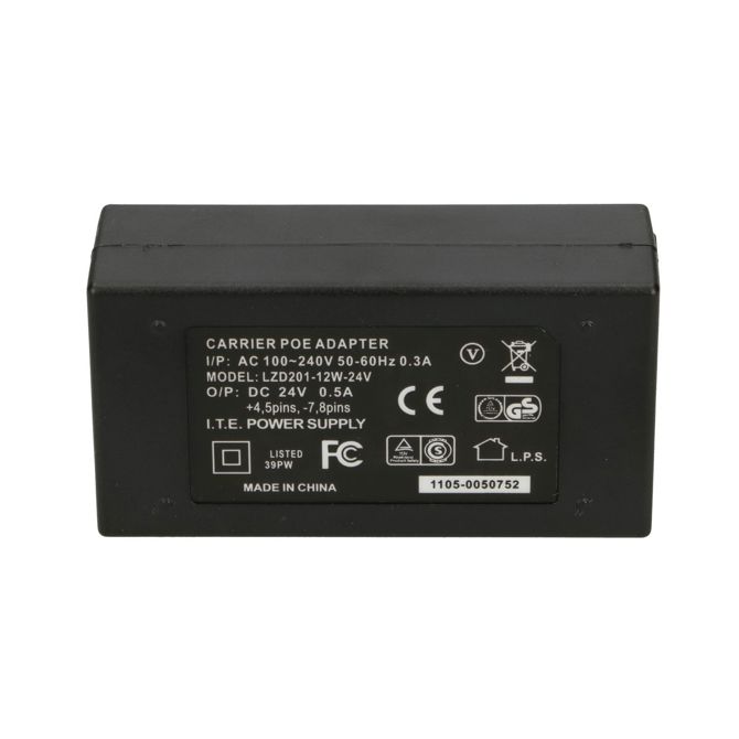 Extralink POE-24-12W | PoE Power supply | 24V, 0,5A, 12W, AC cable included 3