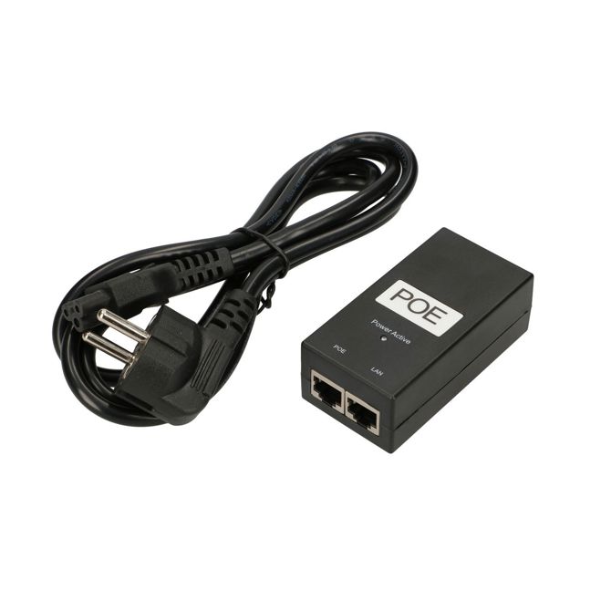 Extralink POE-24-12W | PoE Power supply | 24V, 0,5A, 12W, AC cable included 4