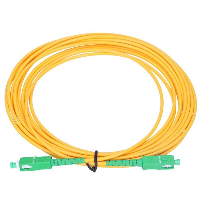 Extralink SC/APC-SC/APC | Spajalni kabel | Enojni način, Simpleks, G.657A2, 3 mm, 3 m 2