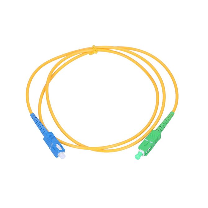 Extralink SC/APC-SC/UPC | Patchcord | Single mode, Simplex, G652D, 3mm, 5m 2