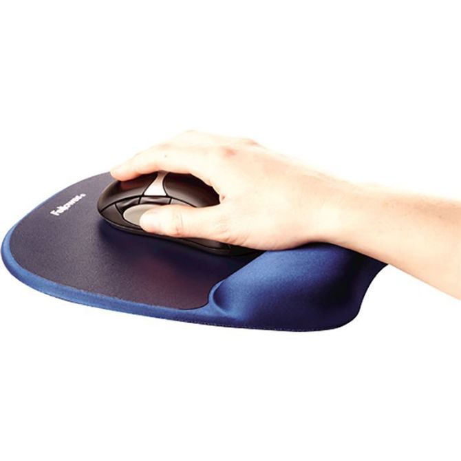 Fellowes Memory Foam podloga za miško z oporo za zapestje s spominsko peno, Sapphire 2