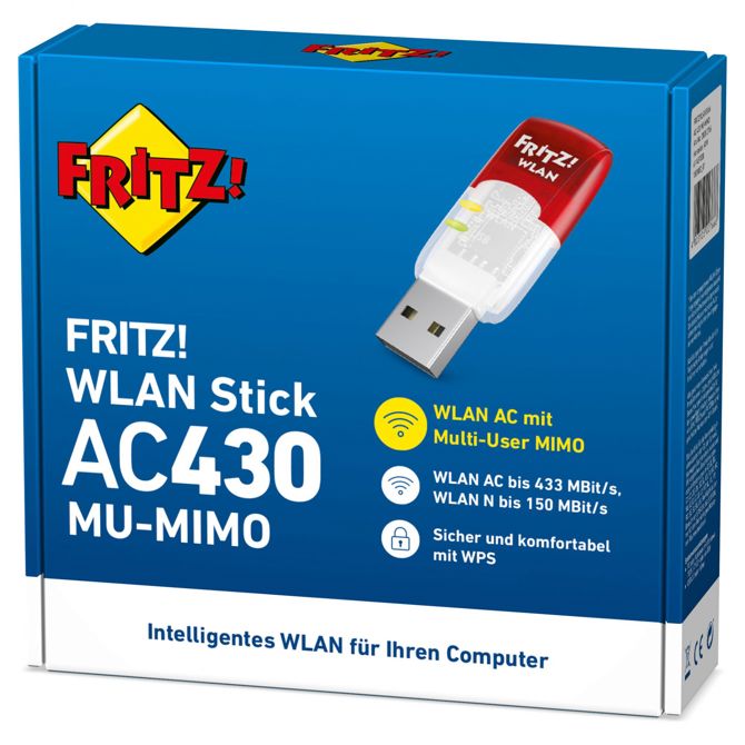 FRITZ!WLAN USB ključ AC 430 MU-MIMO 3