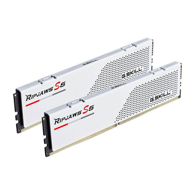 RAM za računalnike G.Skill Ripjaws S5 32GB (2x16GB) DDR5 6000MHz Intel XMP, bela 2