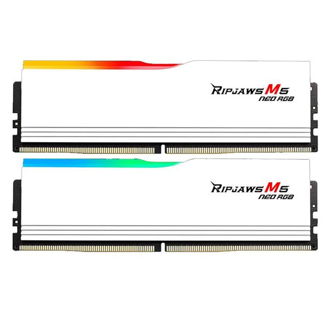 RAM G.Skill Ripjaws M5 Neo RGB, 64 GB (2 x 32 GB), 6000 MT/s, DDR5, CL30, RGB (F5-6000J3040G32GX2-RM5NRW), bel 2