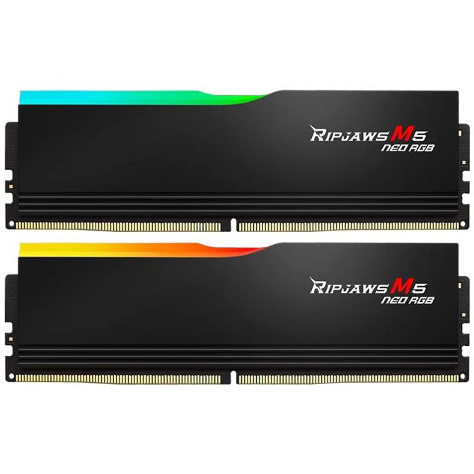 RAM G.SKILL Ripjaws M5 Neo RGB 64GB (2x32GB) 6000MT/s DDR5 CL36 EXPO/XMP F5-6000J3636F32GX2-RM5NRK ram pomnilnik 2