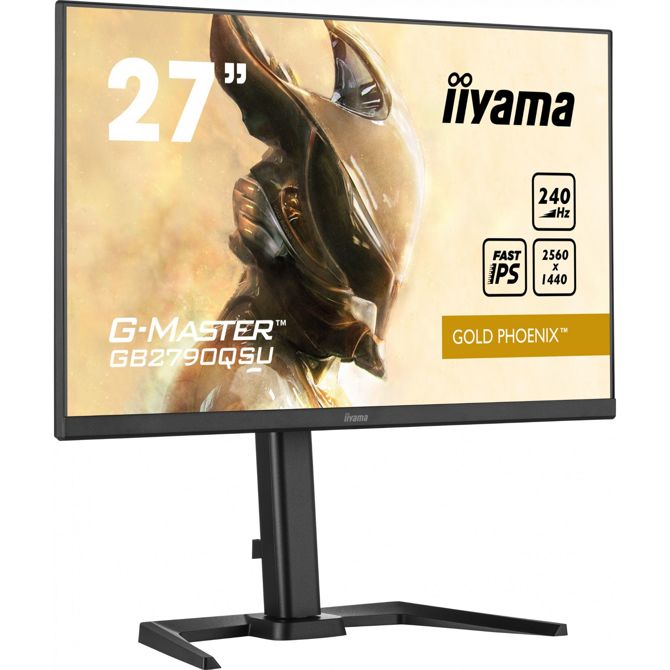 Gaming monitor IIYAMA G-MASTER Gold Phoenix GB2790QSU-B5 68,5cm (27) QHD IPS LCD DP/HDMI/USB FreeSync 0,1ms 240Hz zvočniki. ćrna 4