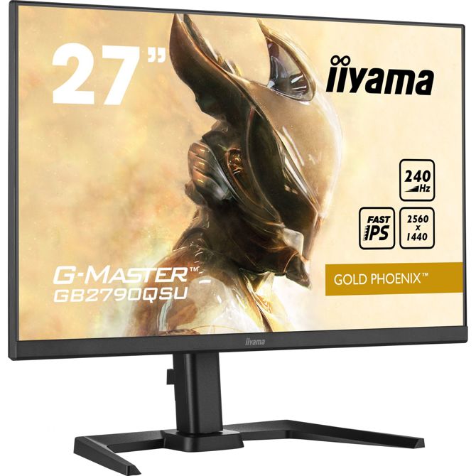 Gaming monitor IIYAMA G-MASTER Gold Phoenix GB2790QSU-B5 68,5cm (27) QHD IPS LCD DP/HDMI/USB FreeSync 0,1ms 240Hz zvočniki. ćrna 5