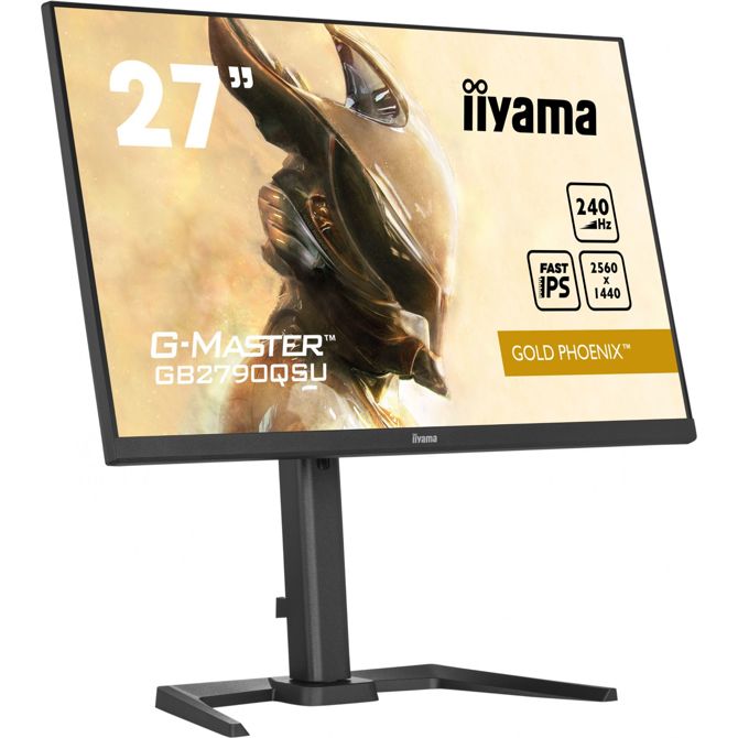 Gaming monitor IIYAMA G-MASTER Gold Phoenix GB2790QSU-B5 68,5cm (27) QHD IPS LCD DP/HDMI/USB FreeSync 0,1ms 240Hz zvočniki. ćrna 6