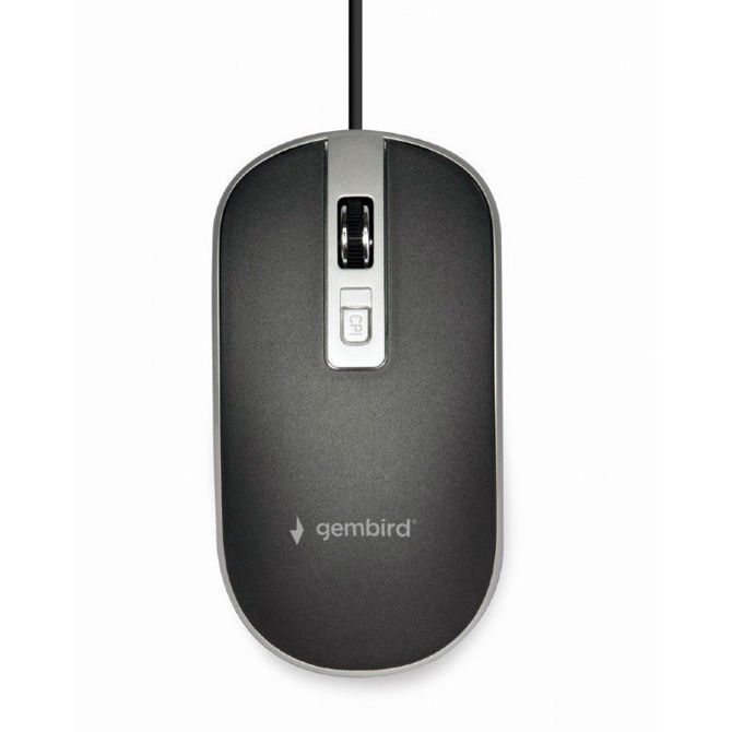 Gembird MUS-4B-06-BS Black/Silver, optična miška 2