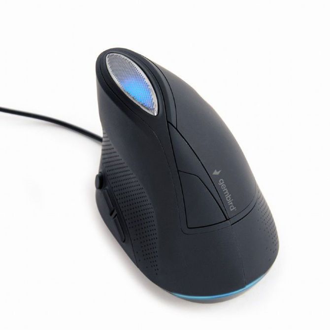 Gembird MUS-ERGO-03 Ergo  siva, ergonomska miška 2
