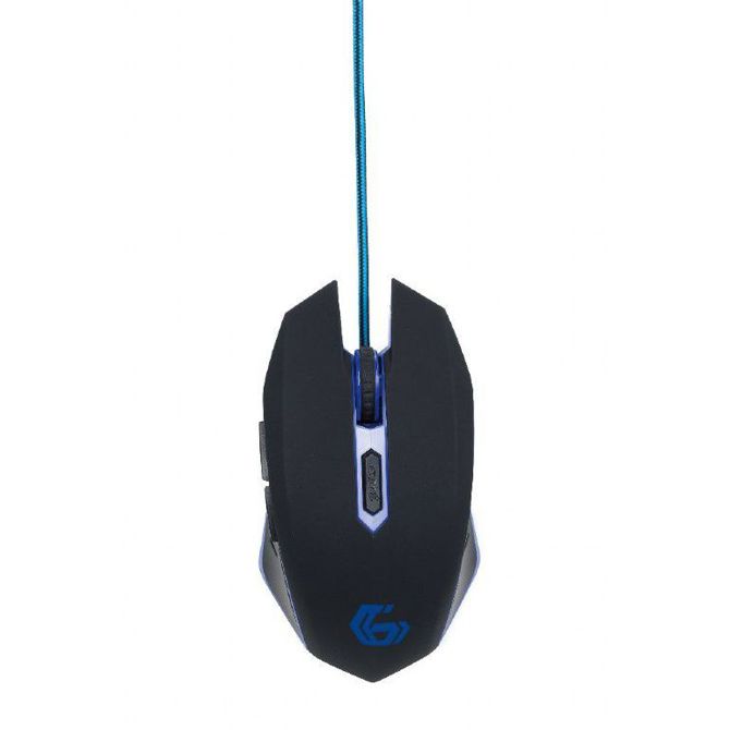 Miška Gembird MUSG-001-B Gamer, žična, črno-modra 4