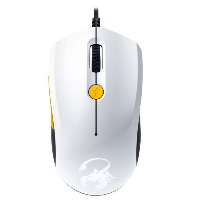 Miška Genius Scorpion M6-600 Gaming, žična, belo-oranžna 4