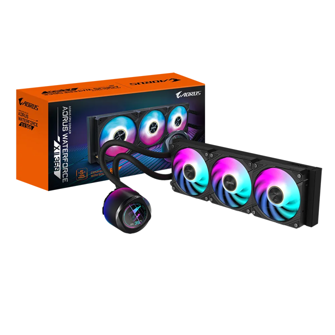 GIGABYTE AORUS WATERFORCE X II 360 vodno hlajenje za INTEL/AMD procesorje 4
