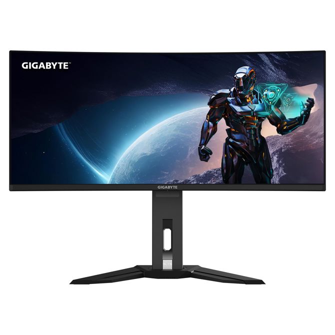 Monitor GIGABYTE MO34WQC2 86,4 cm (34), OLED 3440 x 1440 WQHD 250 cd/m2 240Hz 2x HDMI 2.1 1x DP 1.4 1x USB C 2