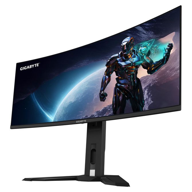 Monitor GIGABYTE MO34WQC2 86,4 cm (34), OLED 3440 x 1440 WQHD 250 cd/m2 240Hz 2x HDMI 2.1 1x DP 1.4 1x USB C 3