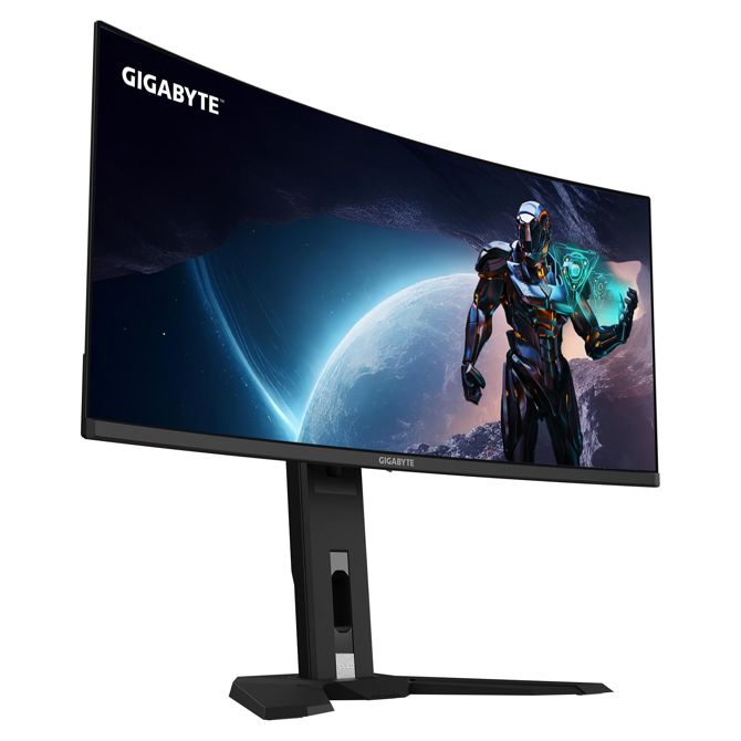 Monitor GIGABYTE MO34WQC2 86,4 cm (34), OLED 3440 x 1440 WQHD 250 cd/m2 240Hz 2x HDMI 2.1 1x DP 1.4 1x USB C 4