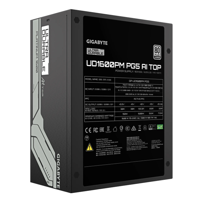 Gigabyte UD1600PM 1600W PLATINUM modularni napajalnik 2
