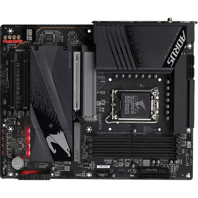 GIGABYTE Z790 AORUS ELITE AX, DDR5, SATA3, USB3.2Gen2x2, DP, 2.5GbE, WIFI 6E, LGA1700 ATX 6