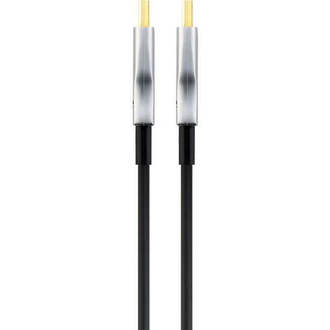 GOOBAY Optical Hybrid Ultra High Speed HDMI (M/M) 2.1 8K 60Hz 30m z Ethernet AOC pozlačen črn Optični Hibridni kabel 2