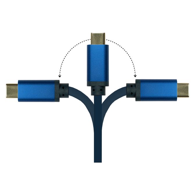 Adapter Good Connections SmaFLEX USB-C na DP1.2 moder 1,5 m 4