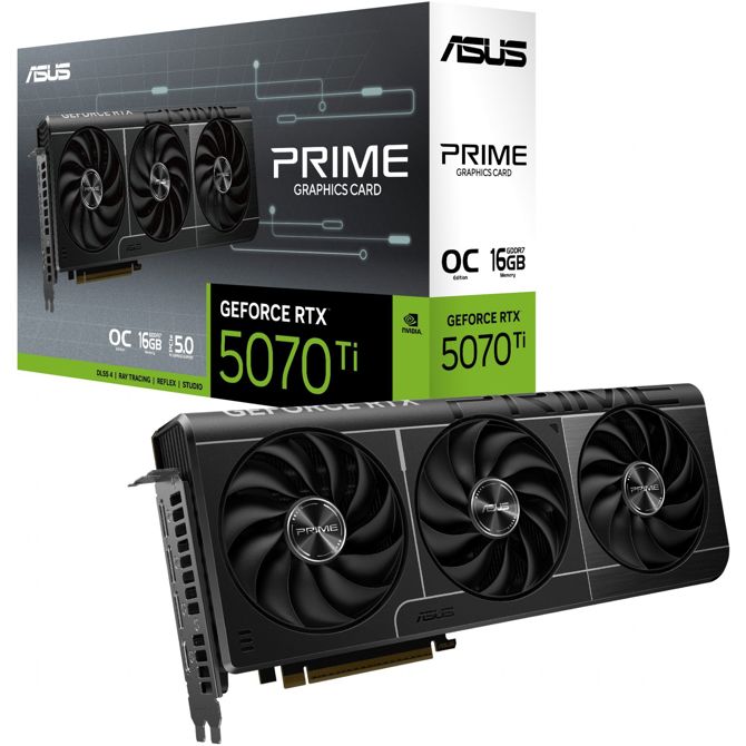 Grafična kartica Asus GeForce RTX 5070 Ti PRIME GAMING OC (DLSS 4, 3x DisplayPort, 1x HDMI 2.1) 4