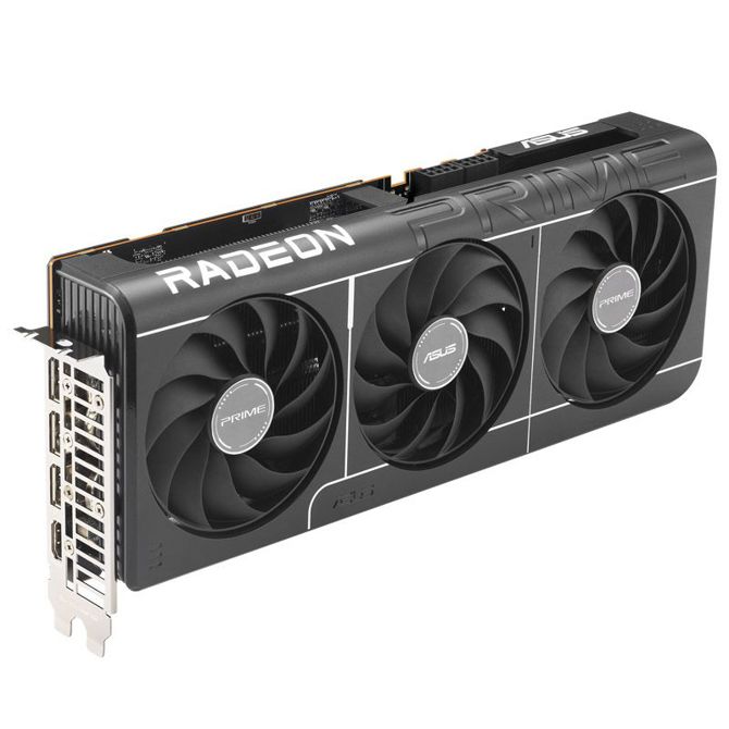 Grafična kartica Asus Radeon RX 9070 PRIME GAMING OC (siva, RDNA4, GDDR6, 3x DisplayPort, 1x HDMI) 2