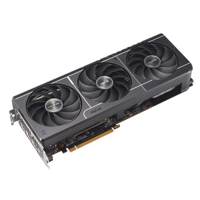 Grafična kartica Asus Radeon RX 9070 PRIME GAMING OC (siva, RDNA4, GDDR6, 3x DisplayPort, 1x HDMI) 3
