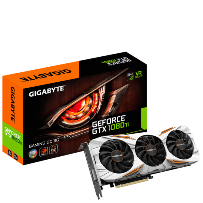 Grafična kartica GIGABYTE GeForce GTX 1080 Ti Gaming OC, 11GB GDDR5X, PCI-E 3.0 - GV-N108TGAMING OC-11GD 2