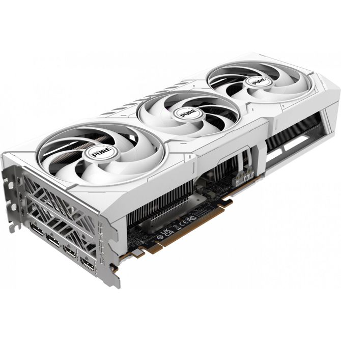 Grafična kartica Sapphire Radeon RX 9070 XT Pure (bela, RDNA4, GDDR6, 2x DisplayPort, 2x HDMI 2.1) 2