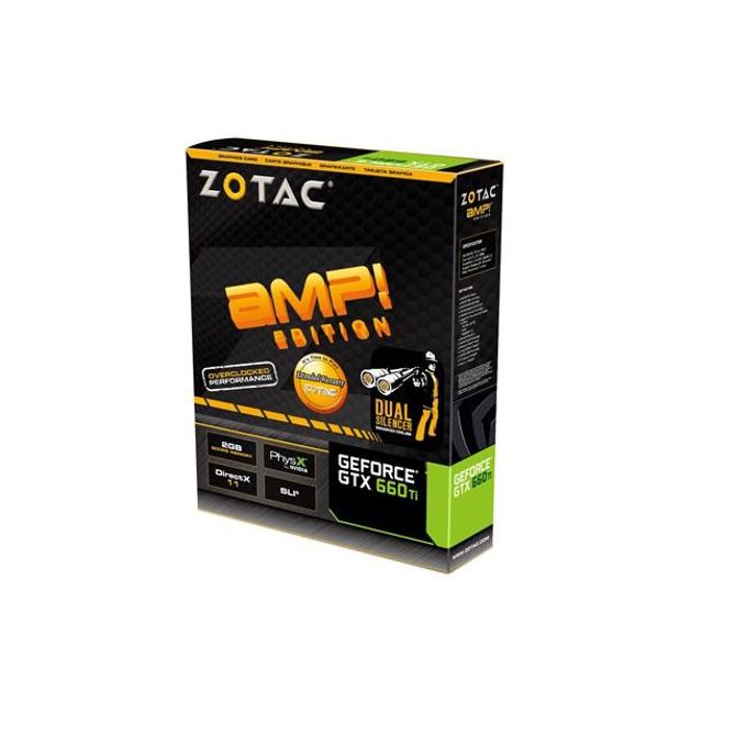 Grafična kartica ZOTAC GeForce GTX 660 Ti  AMP!  Edition (2GB, GDDR5, HDMI, DVI-D, DVI-I, DP, PCI-E) 4