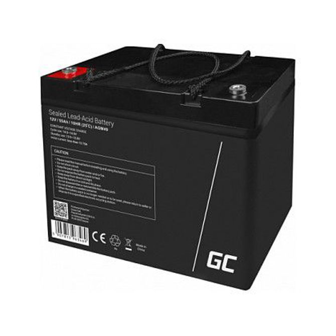 Green Cell AGM49 zaprta svinčeno-kislinska baterija 55Ah 12V 2