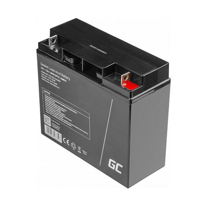 Baterija za UPS Green Cell AGM51 17Ah 12V VRLA brez vzdrževanja črna 4