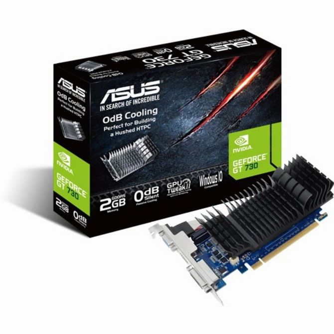 GT730 2GB ASUS LP passiv GDDR5 GT730-SL-2GD5-BRK 2