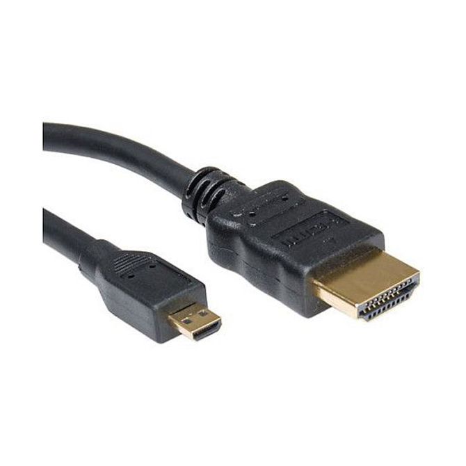 Kabel Value HDMI A-D2M 2m, HDMI A na D, Ethernet, ARC, črn 2