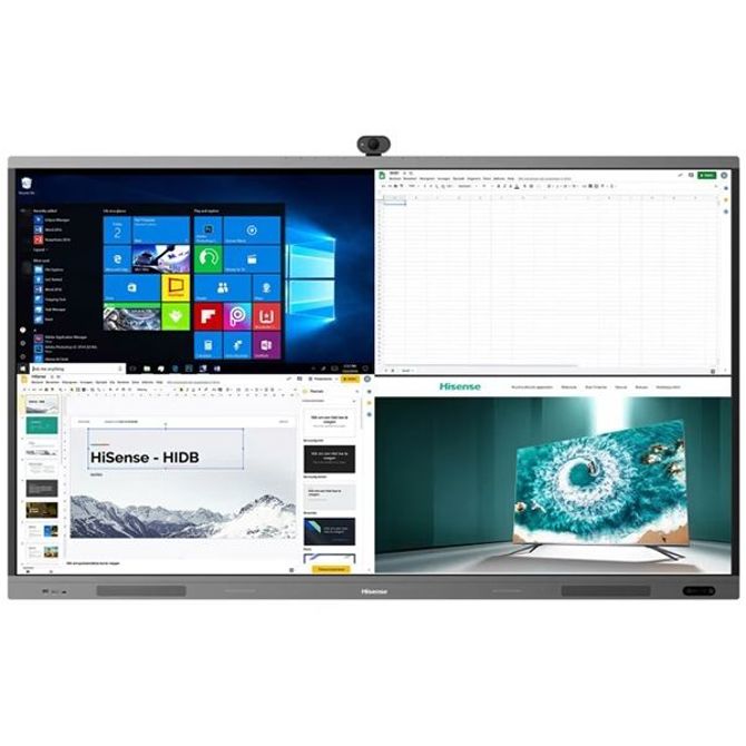 Hisense interaktivni zaslon 75WR6BE 75'' / 4K / 370 nits / 60 Hz / zaslon na dotik 190,5 cm / 3840x2160 / Android 8.0 2
