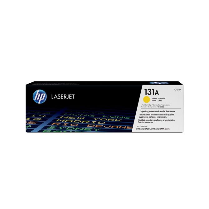 HP 131A originalna kartuša s tonerjem, rumena, standardne kapacitete 1.800 strani, 1 kos 2