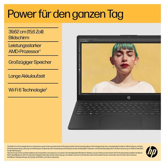 Prenosni računalnik HP 15-fc0476ng R7-7730U 39,6cm (15,6) FHD IPS 16GB 512GB SSD DE Win11 srebrn 3