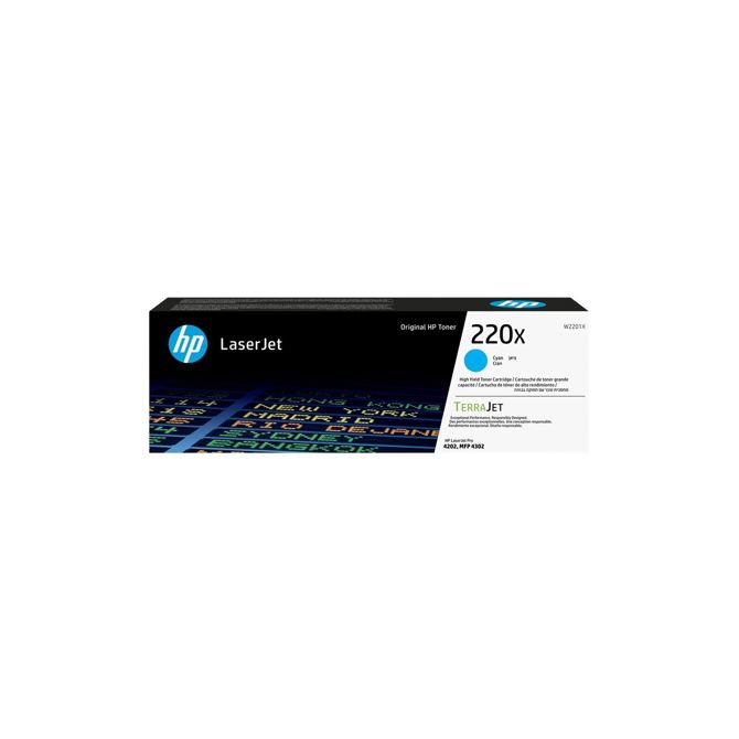HP 220X Cyan izvirna LaserJet tonerska kartuša 2
