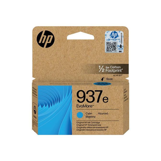 HP 4S6W6NE nr.937e EvoMore modra originalna kartuša 3