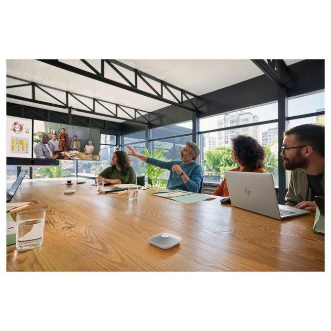 Namizni konferenčni mikrofon HP Poly Studio A2, žični, −35 dB občutljivost, 6 m kabel, bel 6