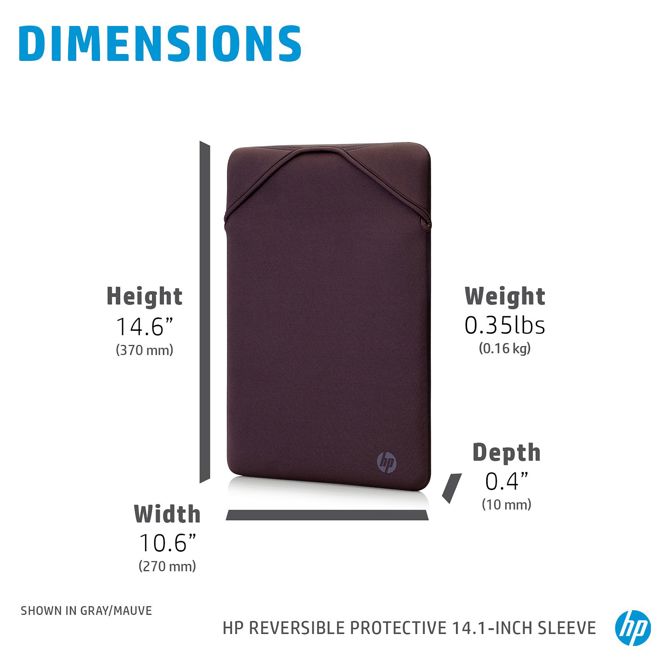 HP reverzibilna zaščitna 14,1-palčna 2F2L6AA grafitno vijolična 3