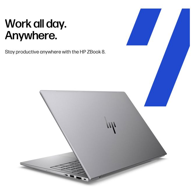 Prenosnik HP ZBook 8 G1i Intel Ultra 7-265H/64GB/SSD 2TB NVMe/40,6 cm (16) WQUXGA 500niti/DE/Win11P 3