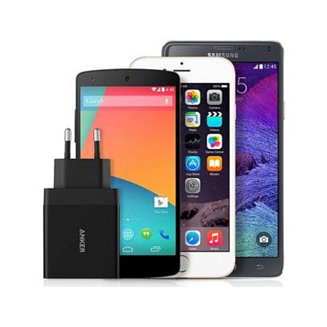 HUB 2Port Anker Innovations 4,8 A - 2 izhodna priključka (USB) Črna 3